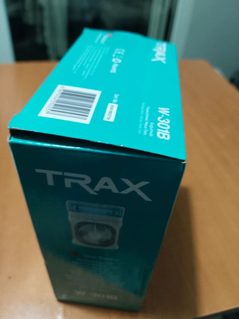 YENİ KUTUSUNDA TRAX - W 301B - MARKA VE MODEL NUMARALI BUHARLI FAN - 4