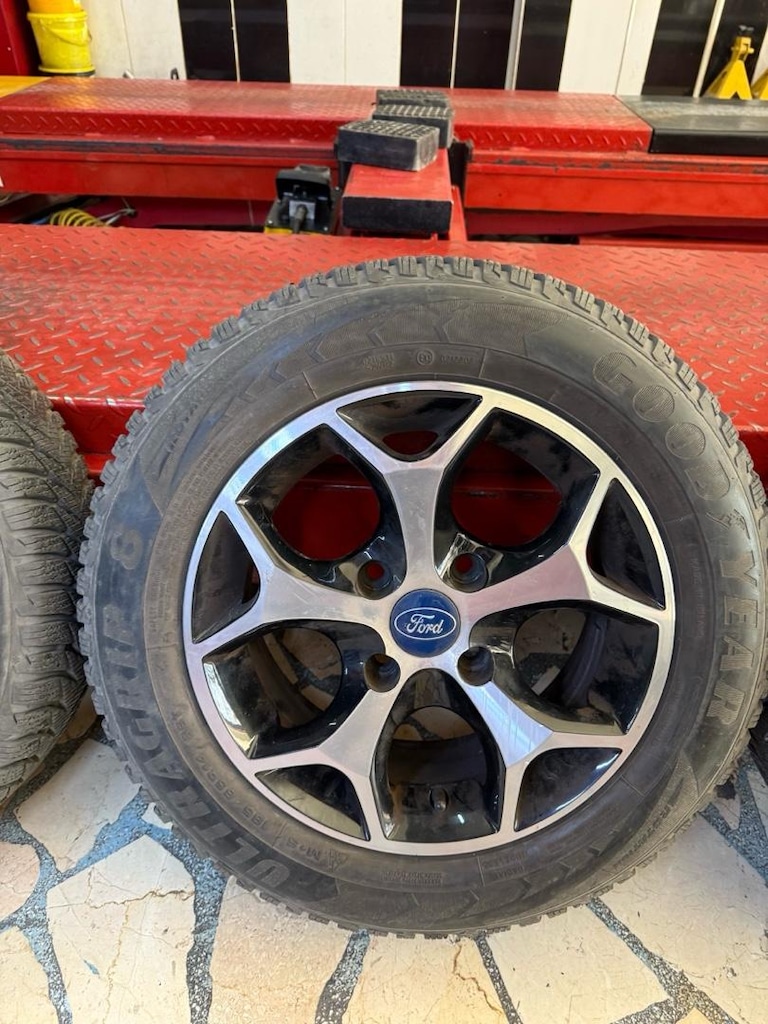 14 inç 4x108 ORJİNAL FORD JANTI KIŞ LASTİKLİ TAKIM - 5