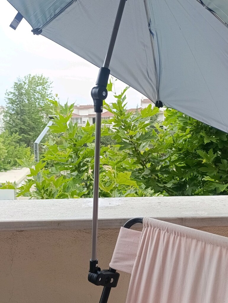 Çok Amaçlı Plaj Şemsiye / Bebek Arabası ve Sandalye Şemsiyesi (Sıfır) - 2