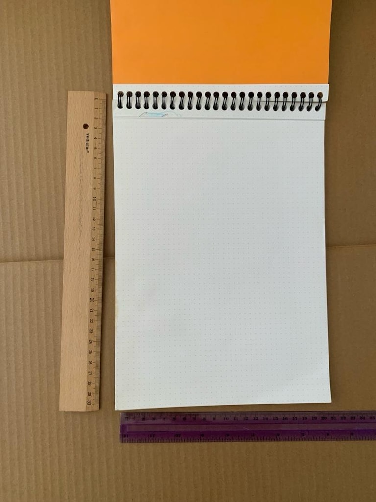 6 adet Defter CONSON-Siyah ve Beyaz Eskiz-DOT GRID-Suluboya bloğu - 12