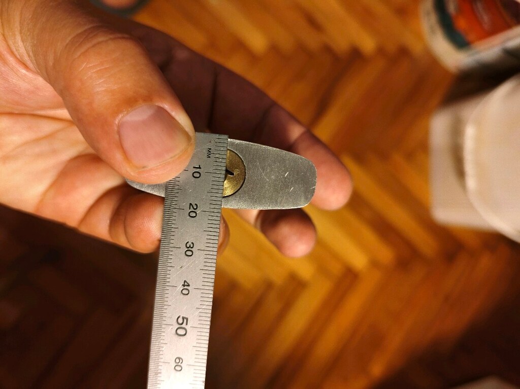 kale asma kilit pirinç nikel kaplama - 7