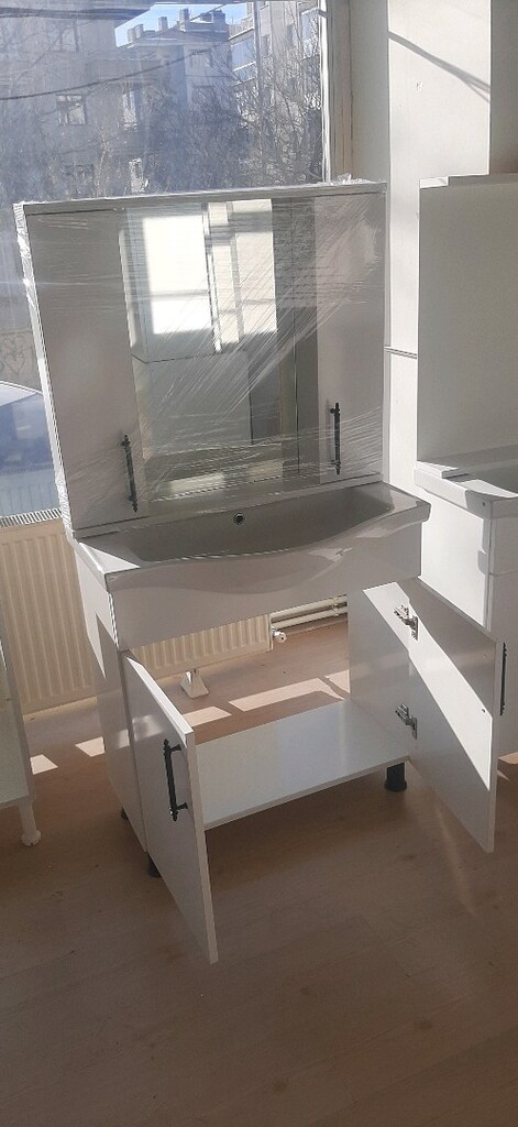 ALT UST 65LIK 80LIK MDF BANYO DOLAPLARI - 8