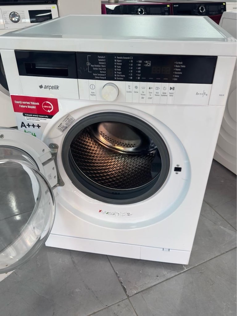 Arçelik 9 kg A+++ Enerji İNVERTIR Çamaşır makinesi ADRESE TESLİM - 8