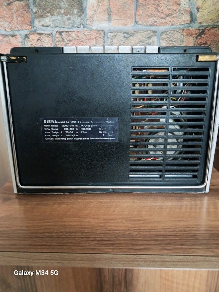 70 li yıllardan kalma antika radyo - 6