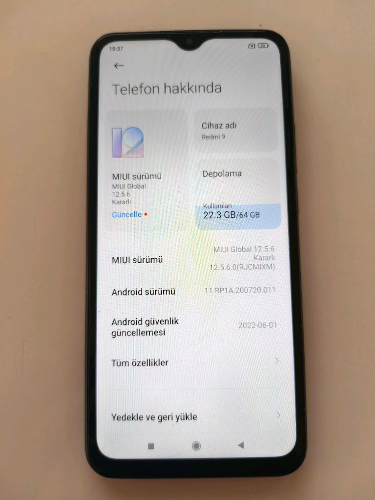 REDMI 9 64GB 4GB RAM ÇOK TEMİZ CİHAZ - 8