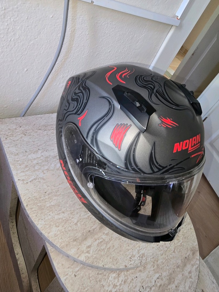 Nolan N60-6 kask Sena 5S interkom takılı - 4