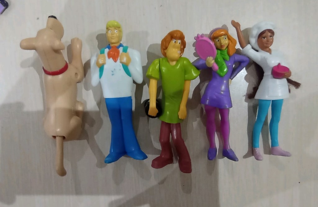 scooby doo mini figür seti