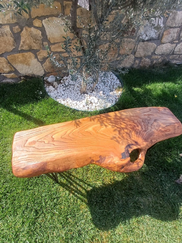 ceviz ahşap sehpa - 6