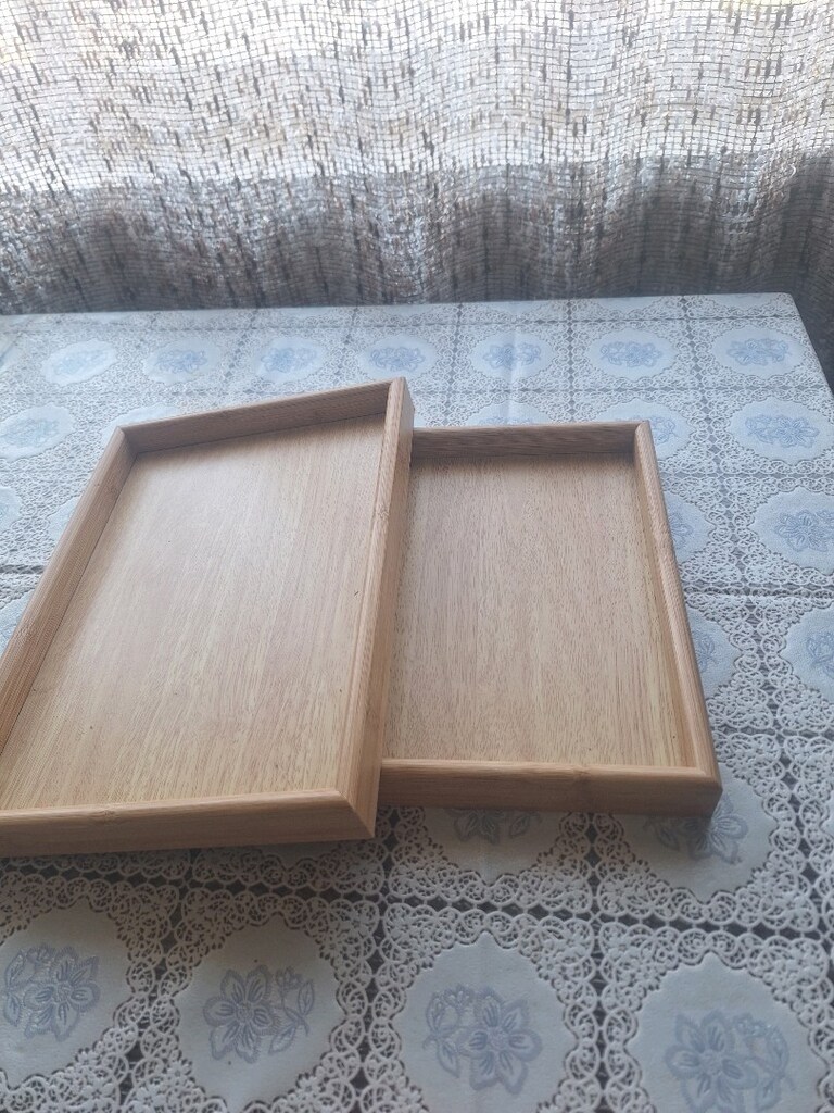 ikili ahşap tepsi - 11