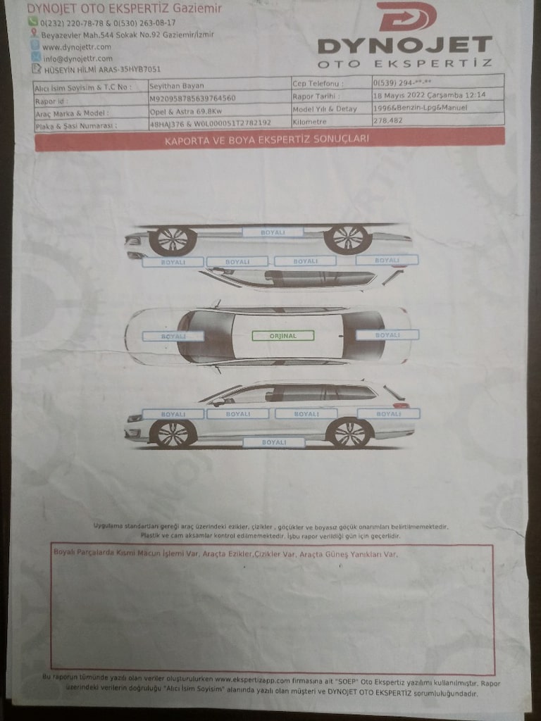 sahibinden 96 model Opel Astra f kasa değişensiz temiz - 9