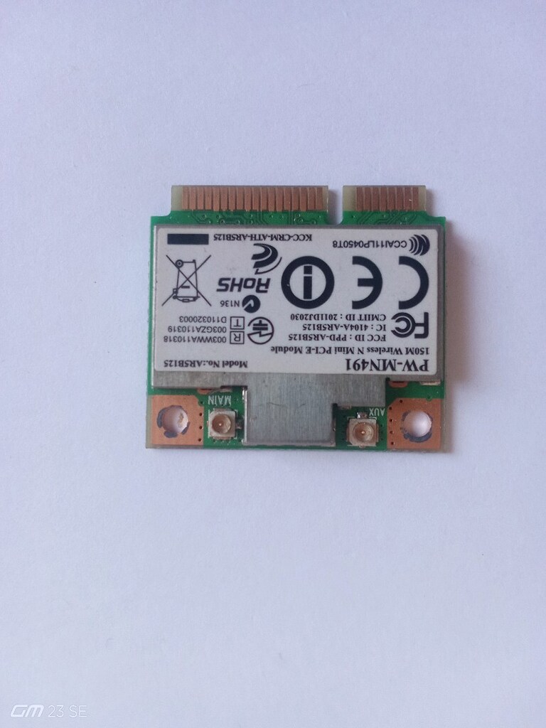 Notebook Wi-Fi +Bluetooth Kartı Atheros OCWB335 - 3