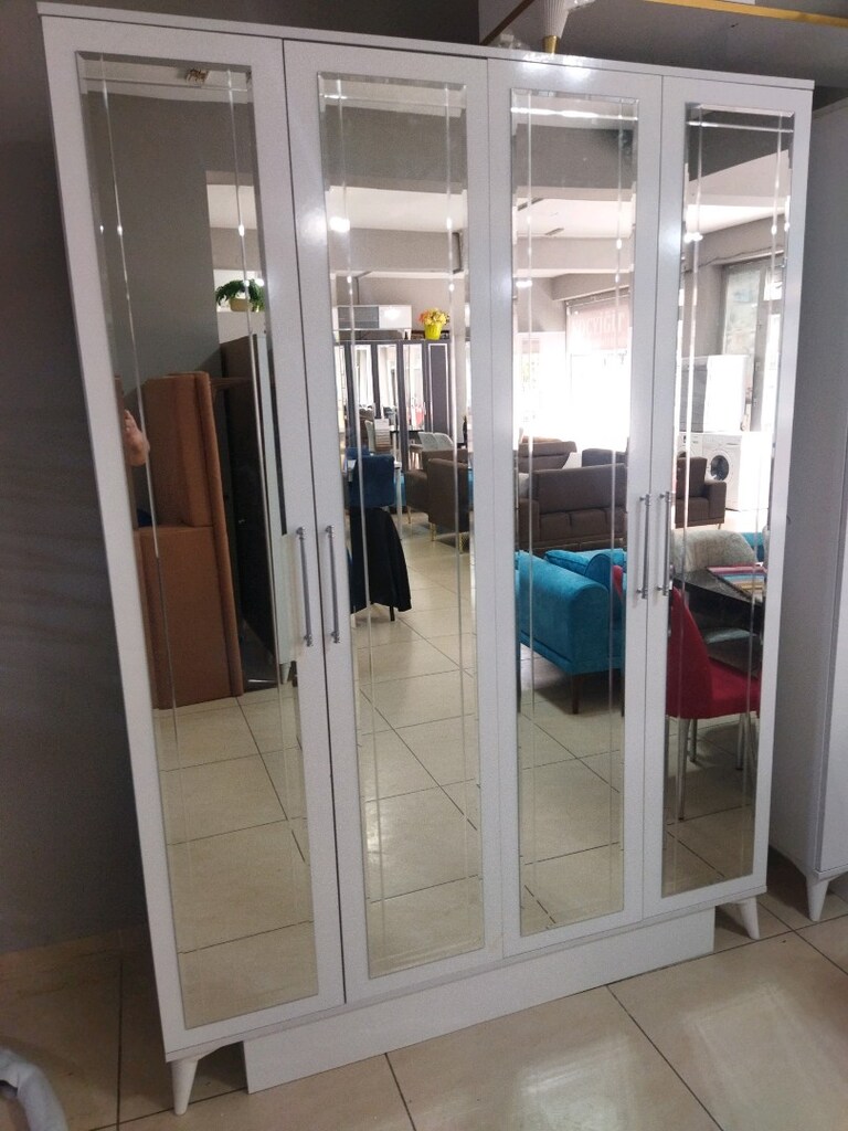 özel ölçülü 4 kapaklı gardolabi - 6
