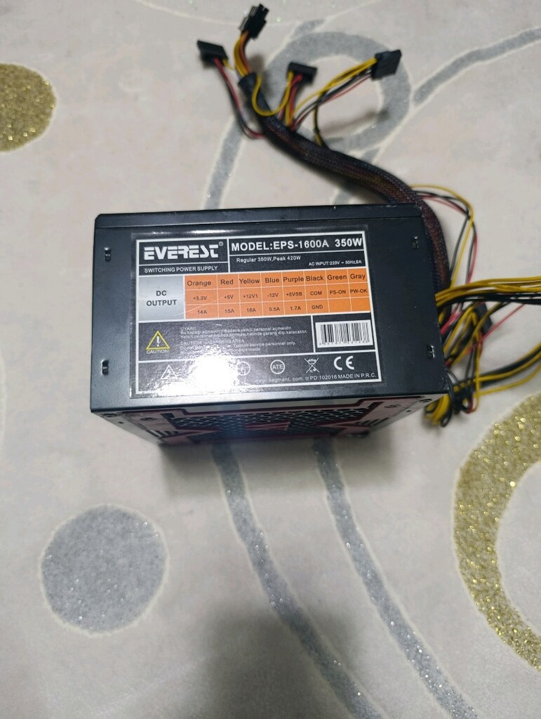 350 Wat PSU power - 2