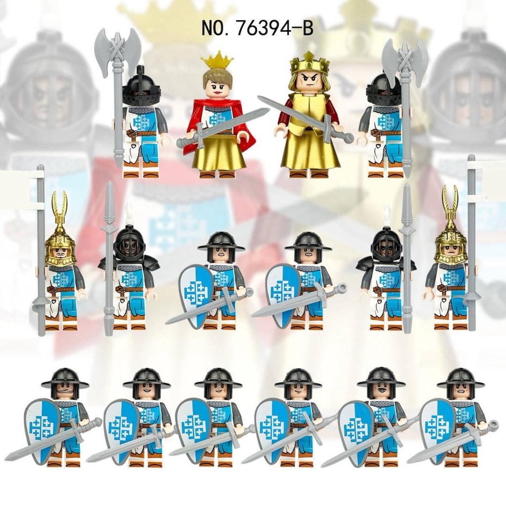 Lego Ortaçağ Kraliyet ve Şövalye Figür Seti - 4