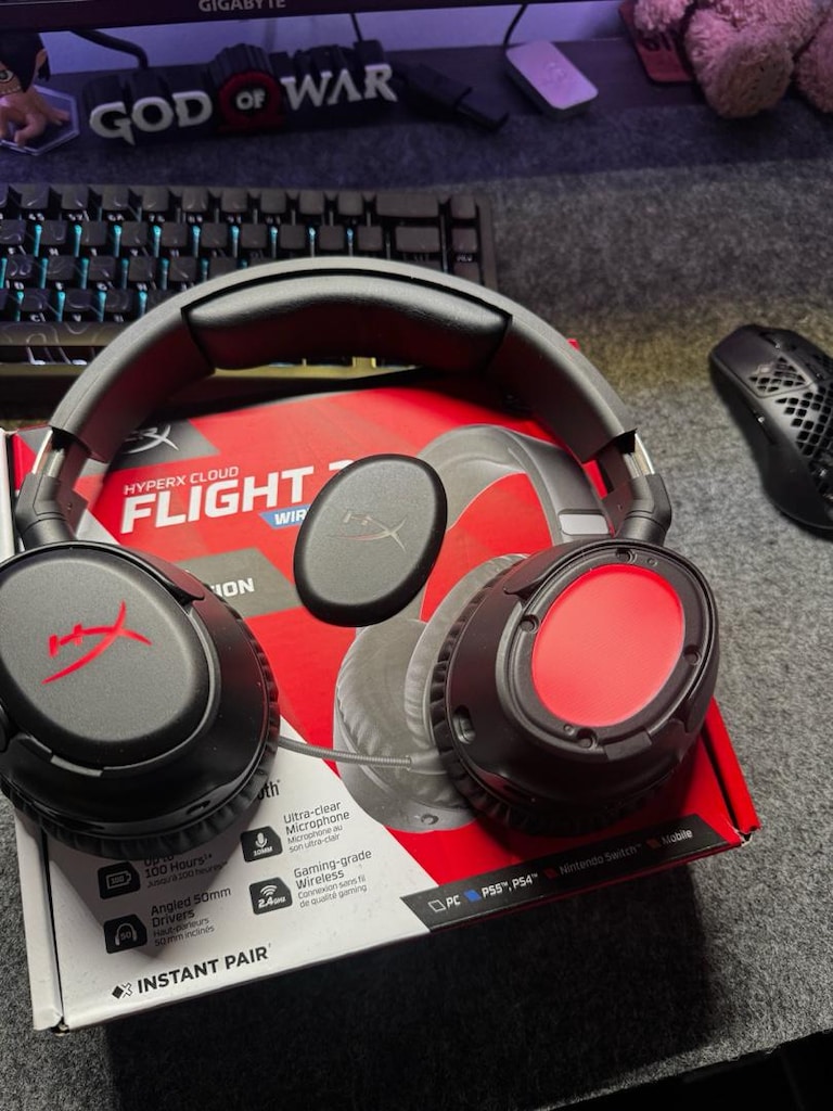 HyperX cloud flight 2 wireless gaming kulaklık - 2