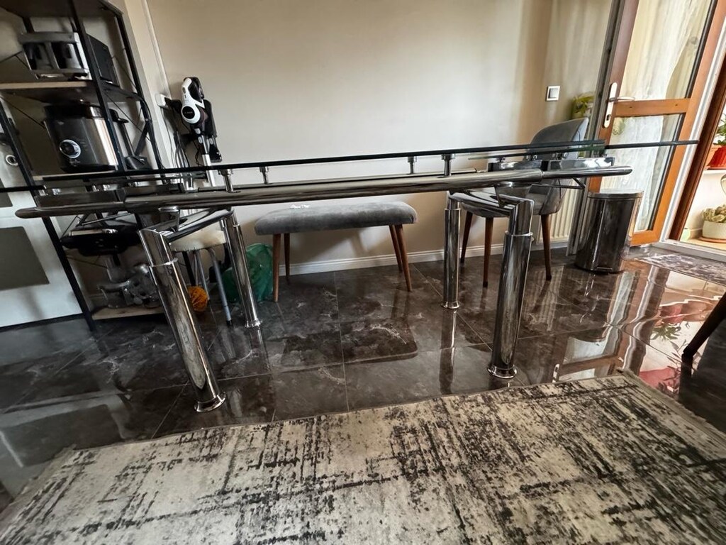 mutfak masası cam açılır çok amaçlı - 3