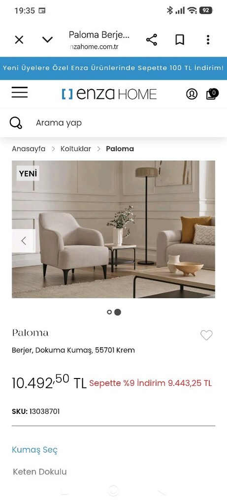 Enza home berjer - 2