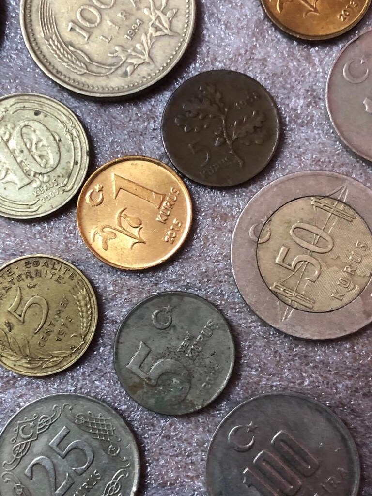 Koleksiyonerler için eski madeni para (Türk Lirası) - 7