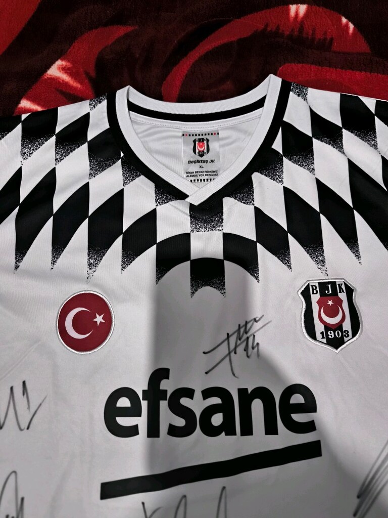 Beşiktaş retro ıslak imzalı forma - 3
