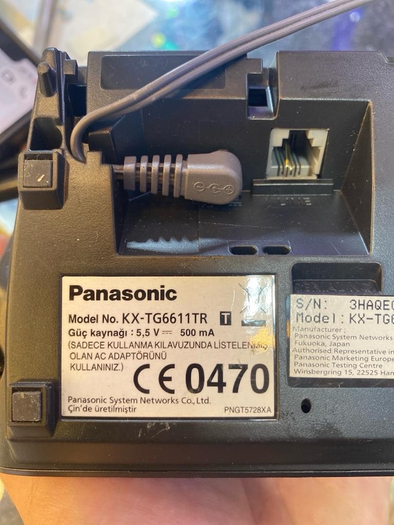PANASONİC KX-TG6611 TELSİS TELEFON - 3
