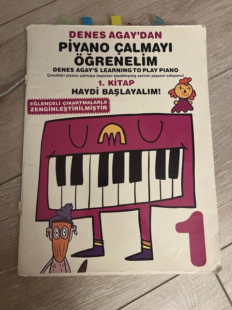 Piyano Çalmayı Öğrenelim Ders Kitabı