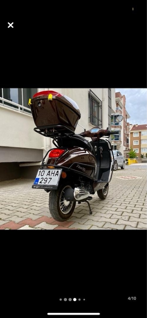 Temiz B sınıfı ehliyet kullanır 50 cc motor - 4