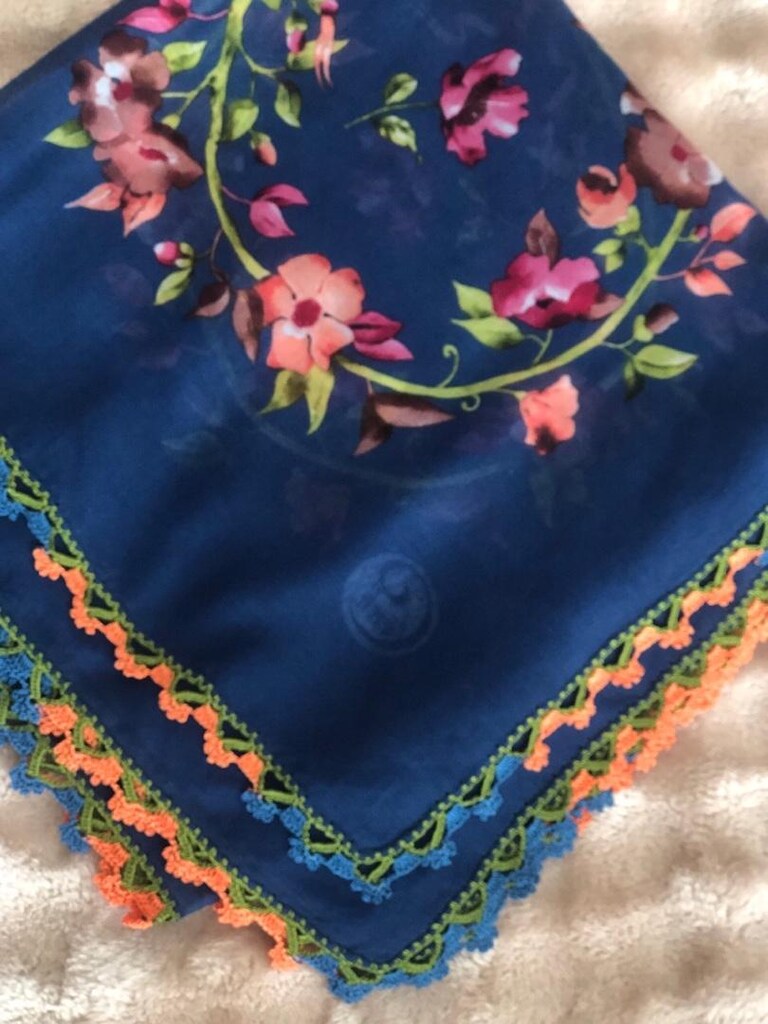 iğne oyası tülbent - 9