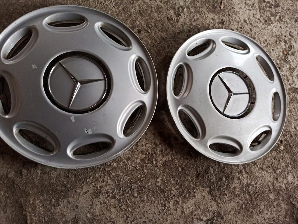 15 inç orjinal Mercedes Benz Cant kapagi iki adet sorunsuz kırıksız - 3