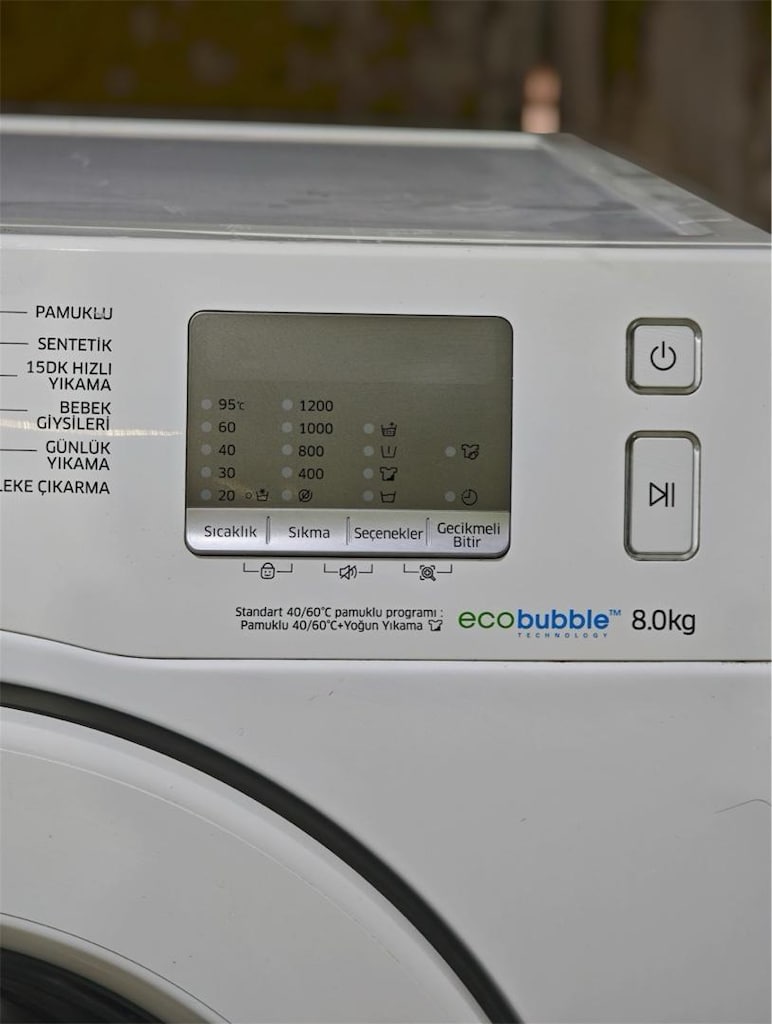 SAMSUNG 8 KG ÇAMAŞIR MAKİNESİ | GEL AL KAMPANYASI 10.000 TL! - 2