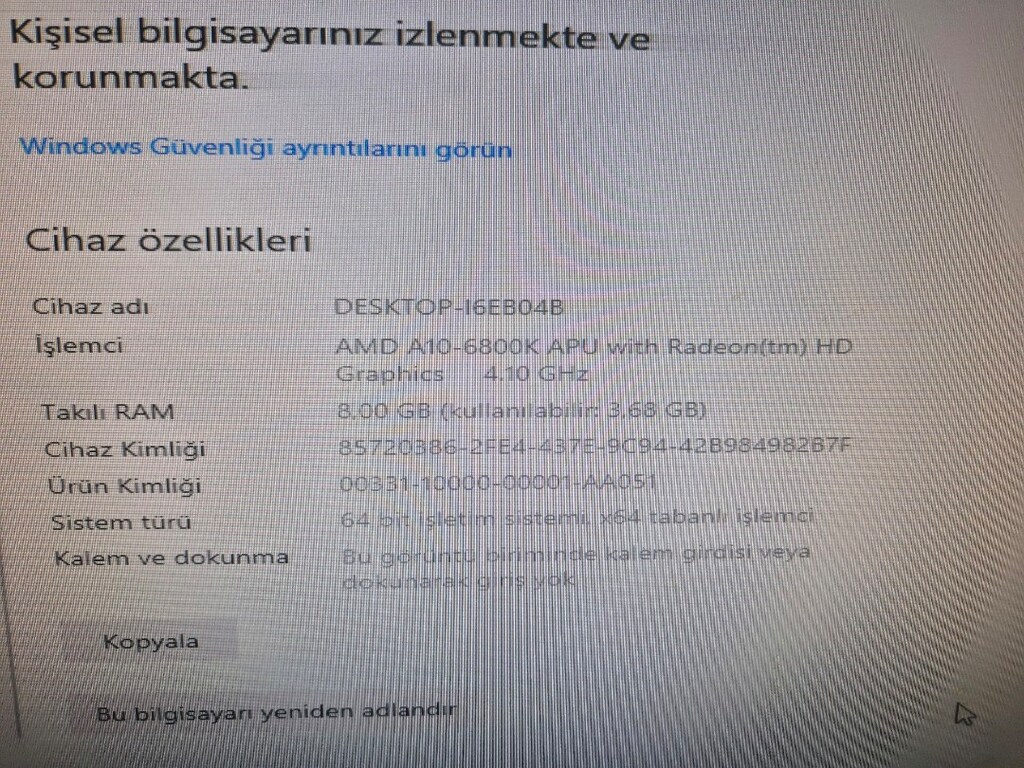 ThinkCentre Masaüstü Business Kasa Bilgisayar - 3