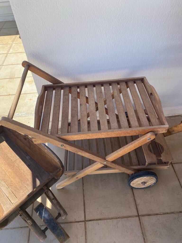 Teak yemek masası takımı - 4