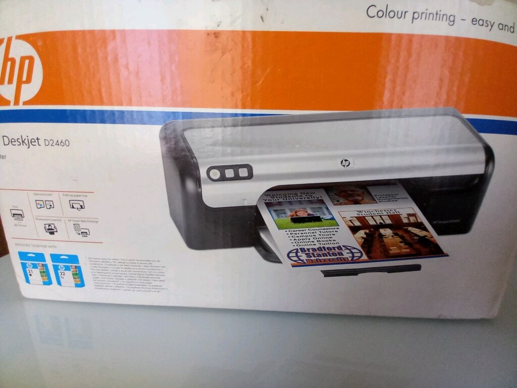 HP marka, sıfır, hiç kullanılmadı, kutulu , renkli yazıcı - 7