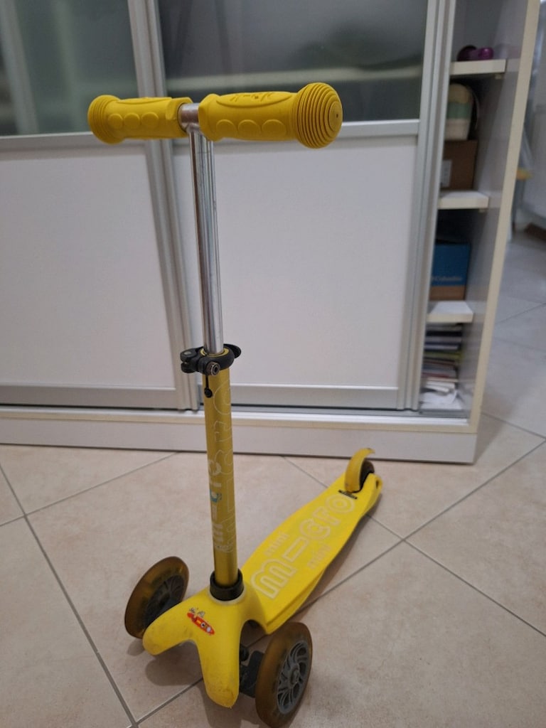 tekerleri ledli micro mini scooter hicbir sorunu yoktur - 4