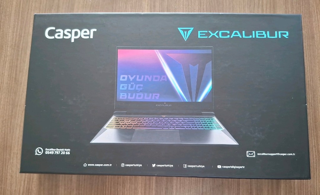 EXCALIBUR G870 RTX 5060 1TB 32 GB RAM 13.NESİL İ7 GARANTİLİ KUTULU - 6