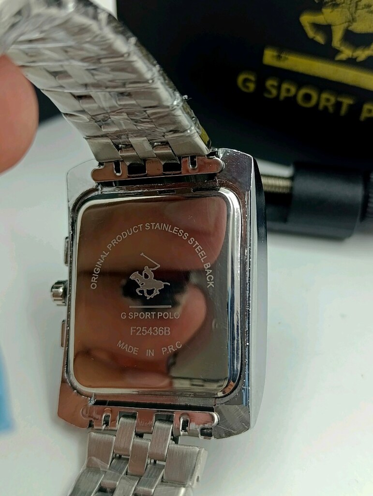 SIFIR KUTUSUNDA,G SPORT POLO (ÇELİK) KOL SAATİ - 9