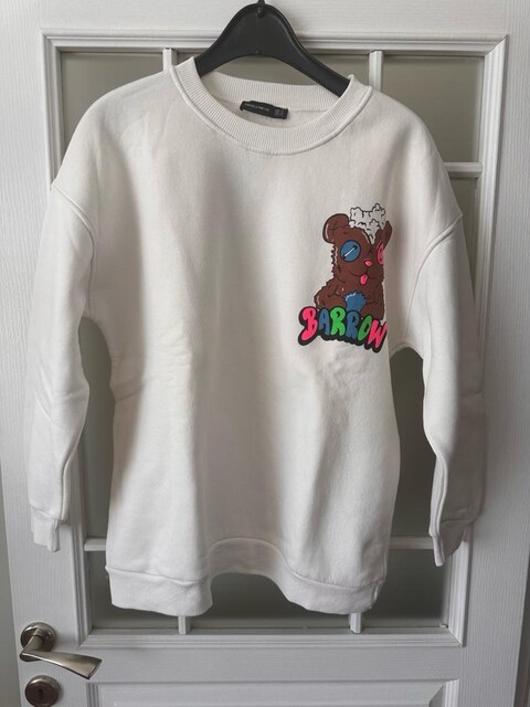 Barrels and oil Baskılı Bisiklet yaka sweatshirt