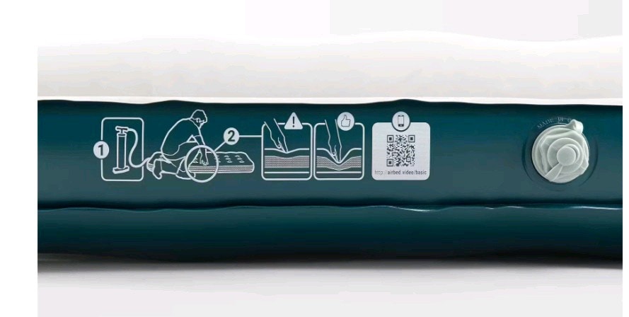 Decatlon Çift Kişilik Şişme Yatak - Kamp - 190 × 120 cm - Air Basic - 7