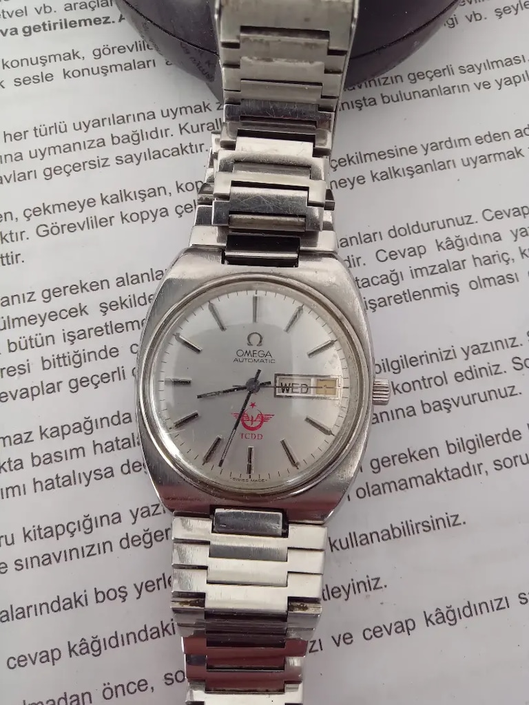 1977 imalı TCDD OMEGA OTOMATİK ORİJİNAL - 3
