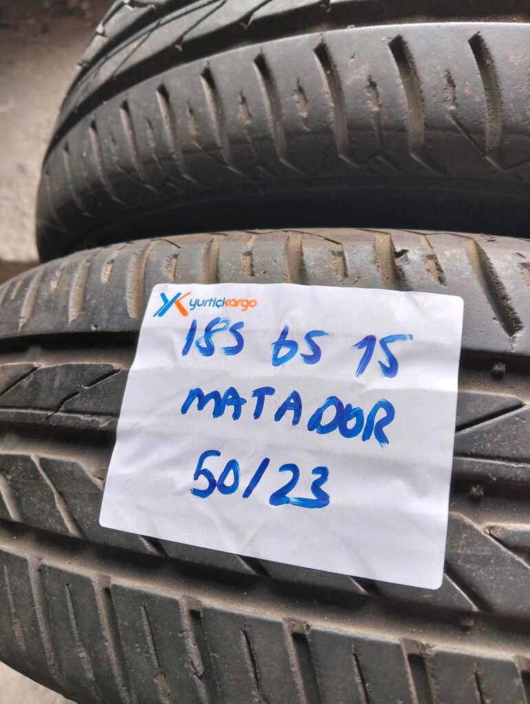 185 65 15 YAZLIK SIFIR AYARDA MATADOR MARKA İKİ ADET LASTİK 23 SONU 24 - 4
