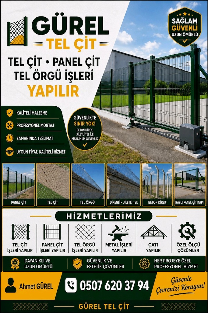 TEL ÖRGÜ ÇİT ÇİM ÇİT