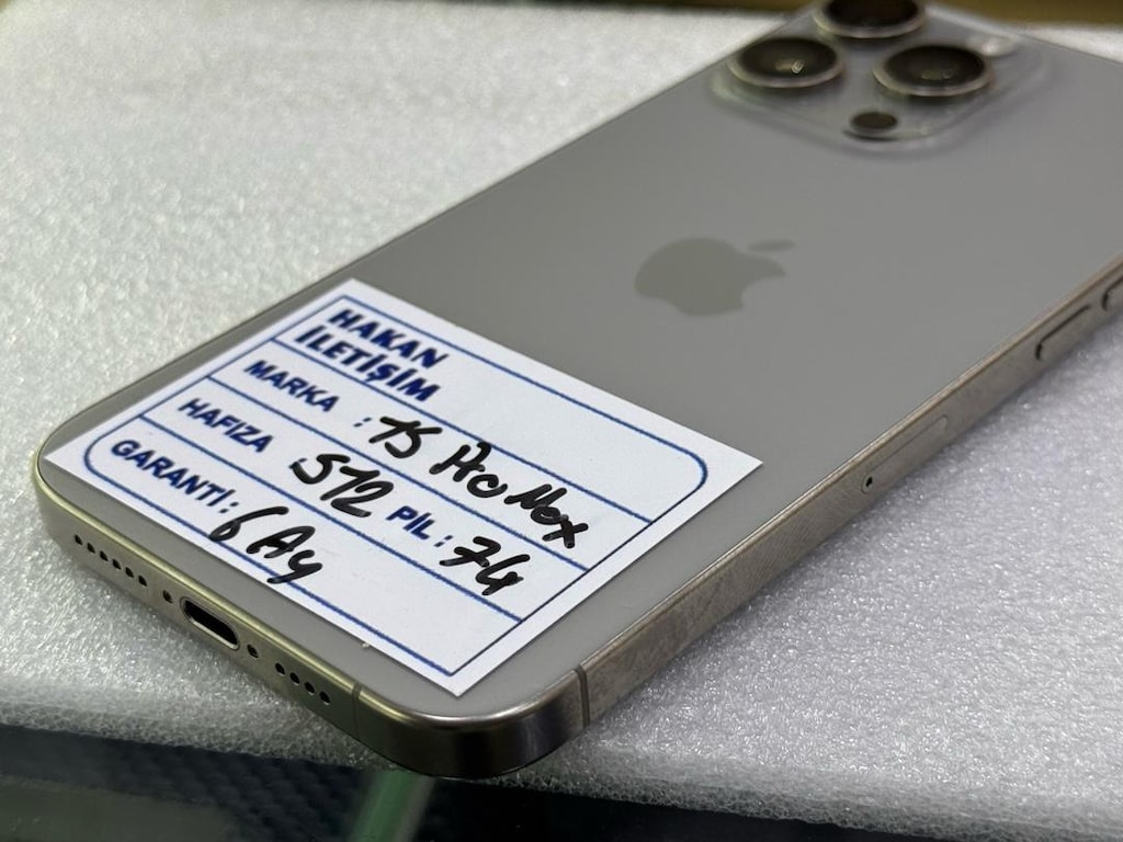 6 AY GARANTİLİ İPHONE 15 PRO MAX 512GB - 4
