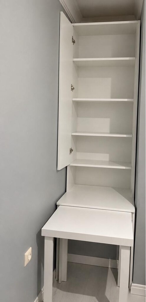 COUNTRY MDF MEMBRAN KAPAKLI KALİTELİ TEMİZ ÇALIŞMA MASASI VE DOLAP - 4