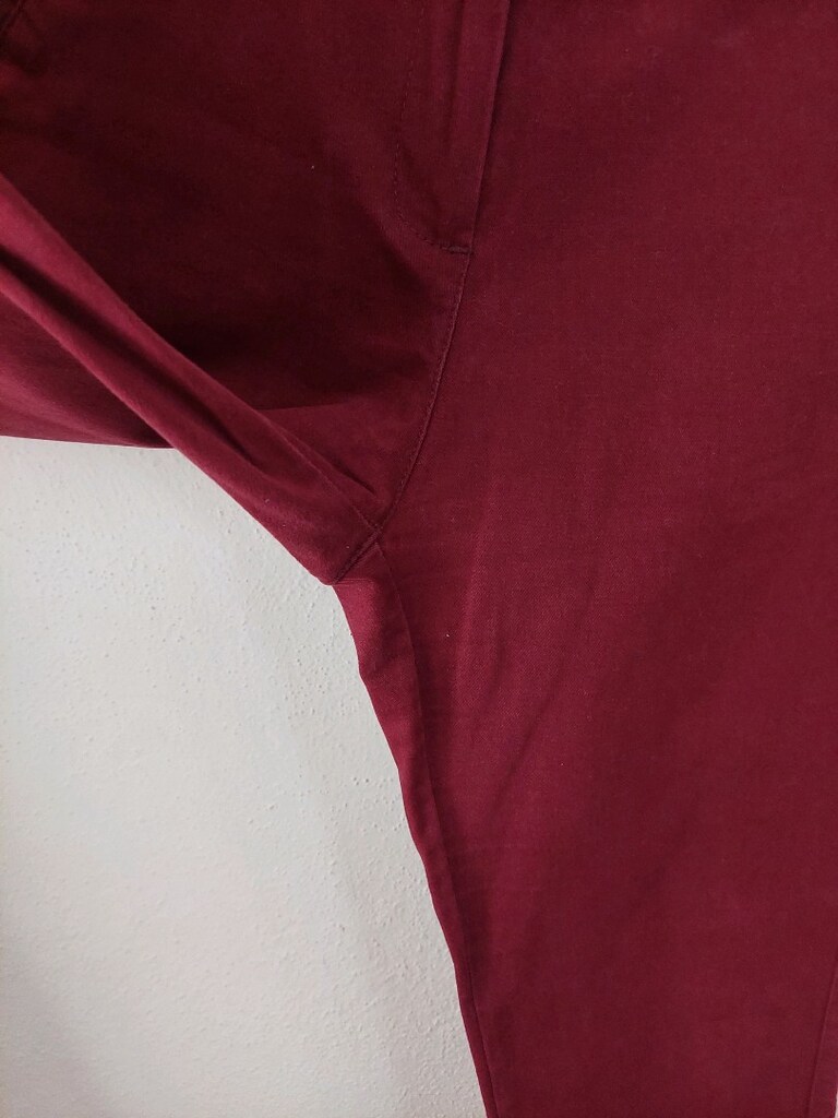 KOTON kadın bordo casual pantolon - 4