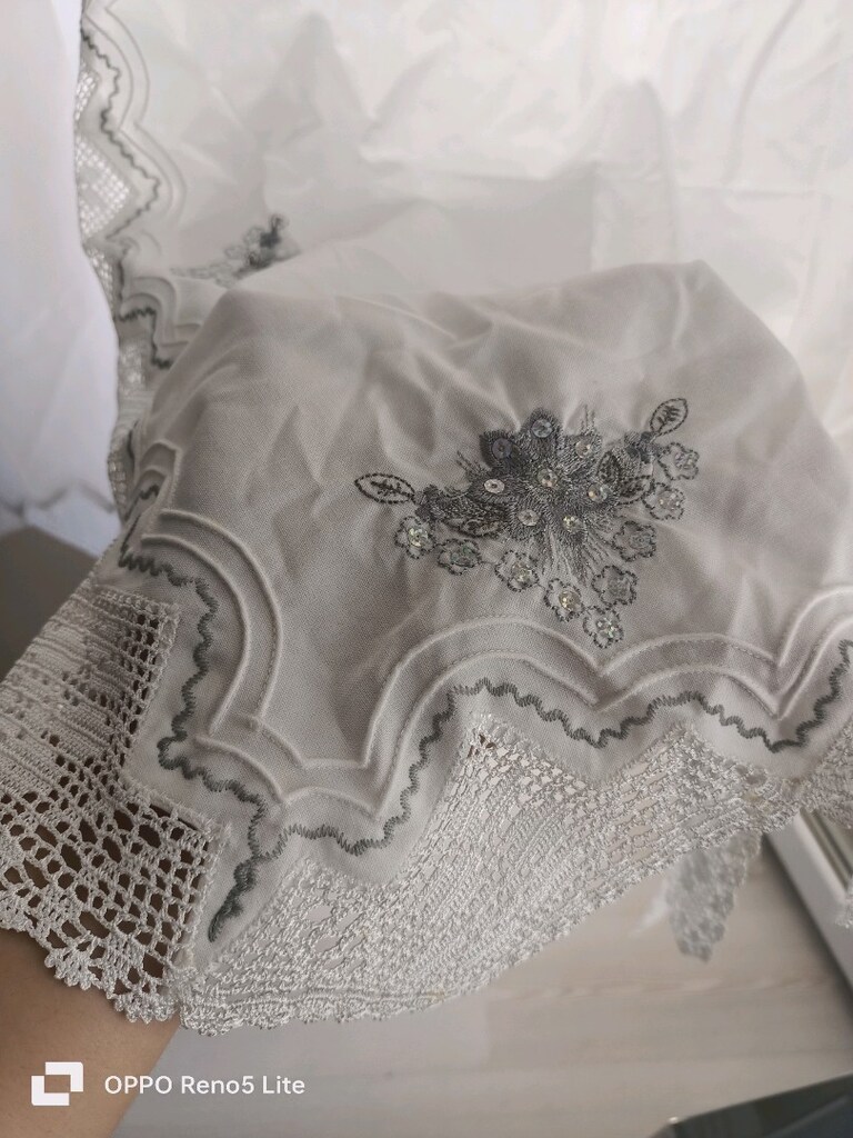 ÇEYİZDEN MUTFAK DANTEL TAKIMI - 8