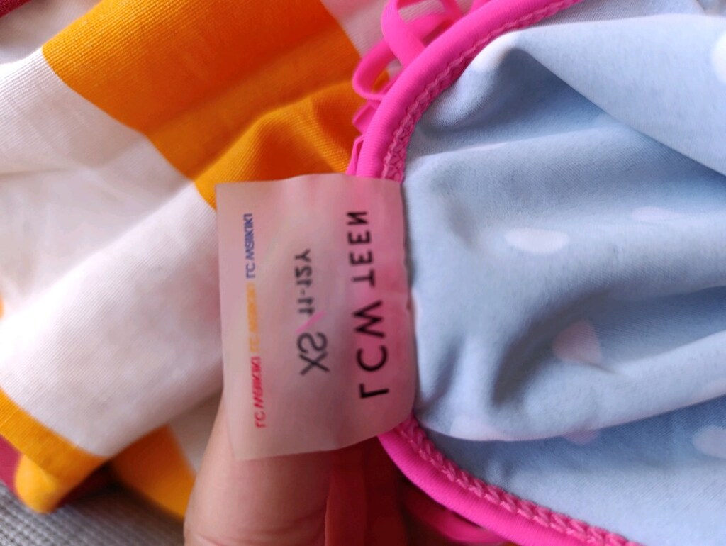 LCW Waikiki Etekli Çocuk Mayo - Pembe Puantiyeli Püsküllü Detaylı (XS) - 2