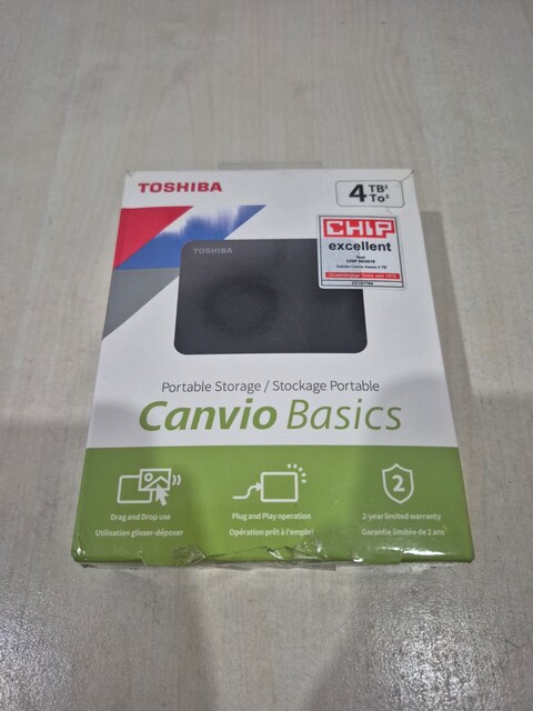 Toshiba Canvio Basics 4TB Harici Disk | Sıfırdan Farksız, Tertemiz
