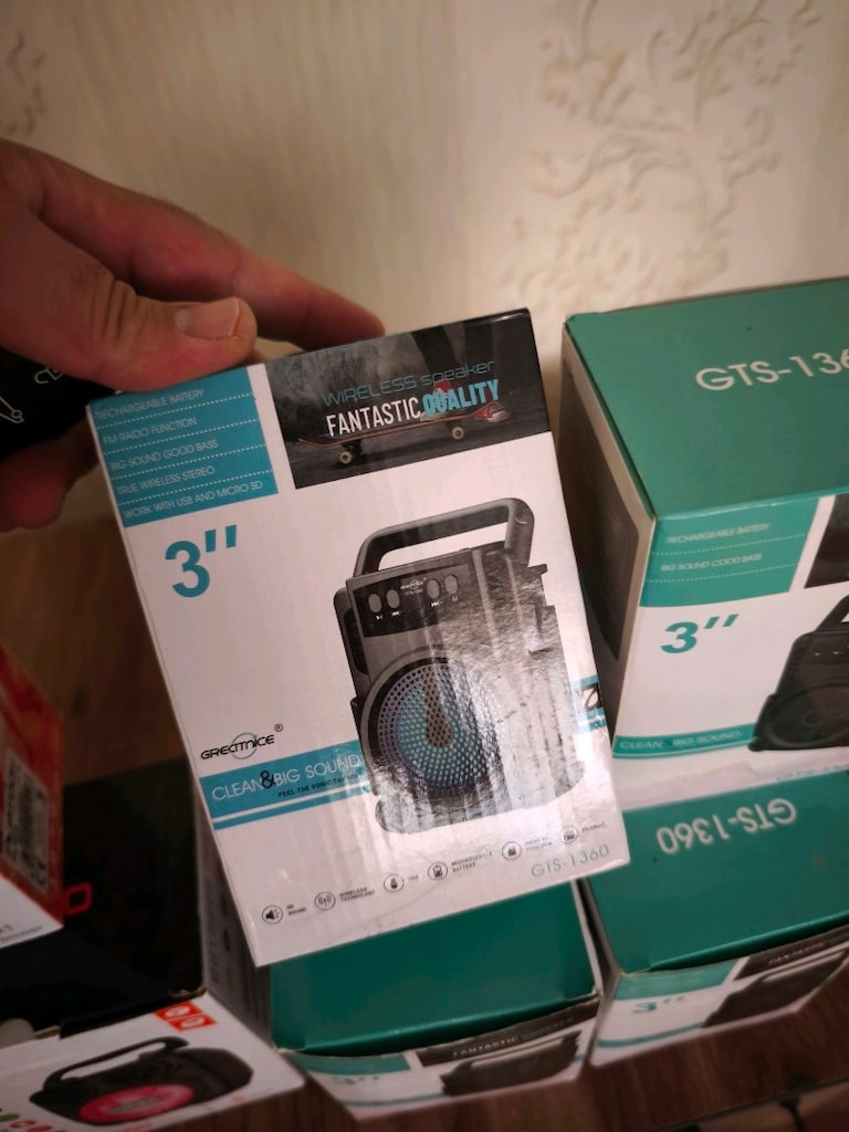 TOPTAN FİYATINA 250₺ - Sıfır Kutulu RGB Işıklı Bluetooth Hoparlör - 4