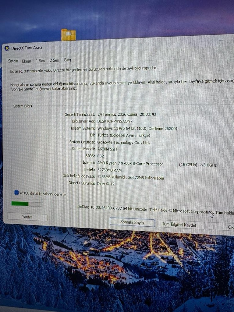 Ryzen7 9700x asus 5060ti 32 gb ram - 3