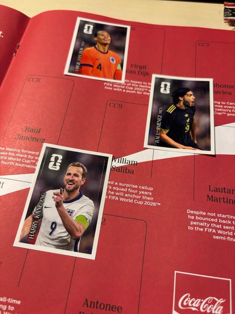 434 stickerlı Panini World Cup 2026 albüm + 5 Coca Cola sticker - 3