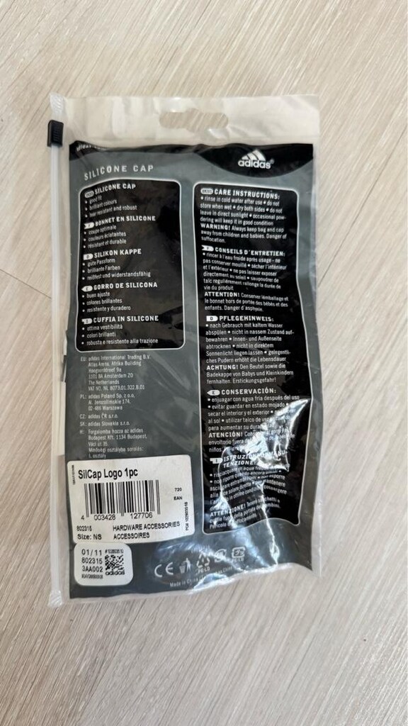AdidasSilCap Logo 1pc (Silicone Cap / Silikon Yüzücü Bonesi) - 3